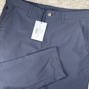 NWT Zyia Active Mens Traveler Pant Large Gray Performance Stretch Chino Gorpcore